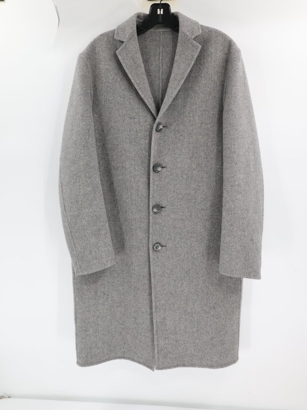 Acne Studios Charlie Coat Men 46 Wool Cashmere Single Breasted 4 Button overcoat